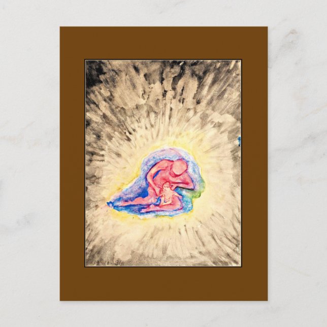 Hilma af Klint - Mutter und Kind Postkarte (Vorderseite)