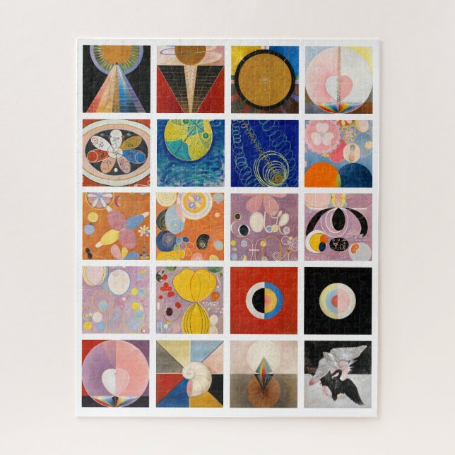 Hilma af Klint Paintings Collection Puzzle (Vertikal)