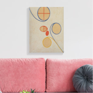 Hilma Af Klint, Seven Point Star No2, Abstrakt Art Leinwanddruck
