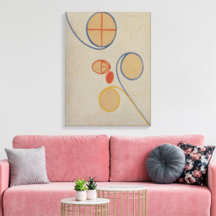 Hilma Af Klint, Seven Point Star No2, Abstrakt Art Leinwanddruck