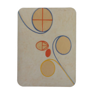 Hilma Af Klint, Seven Point Star No2, Abstrakt Art Magnet
