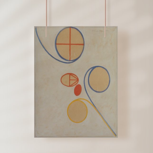 Hilma Af Klint, Seven Point Star No2, Abstrakt Art Poster (Von Creator hochgeladen)
