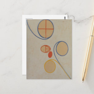 Hilma Af Klint, Seven Point Star No2, Abstrakt Art Postkarte