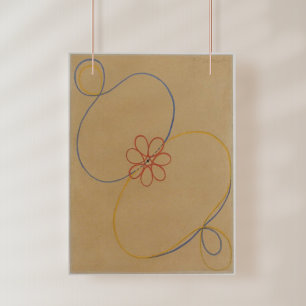 Hilma Af Klint, Seven Point Star No5, Abstrakt Art Fotodruck