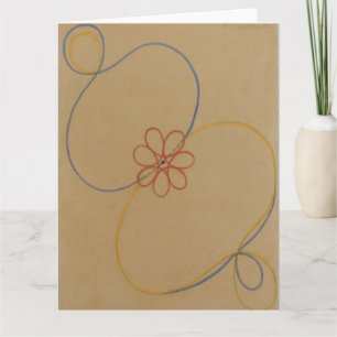 Hilma Af Klint, Seven Point Star No5, Abstrakt Art Karte
