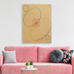 Hilma Af Klint, Seven Point Star No5, Abstrakt Art Leinwanddruck