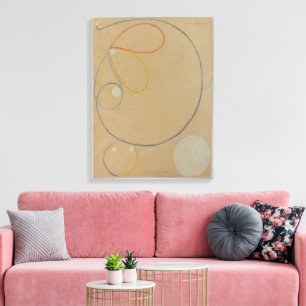 Hilma Af Klint, Seven Point Star No7, Abstrakt Art Leinwanddruck