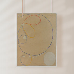 Hilma Af Klint, Siebenstern Nr. 7, Abstrakte Kunst Poster
