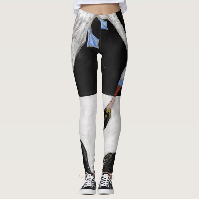 Hilma Af Klint Swan No. 1 Leggings (Vorderseite)