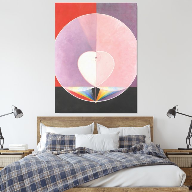 Hilma af Klint - Tauben Leinwanddruck (Insitu (Schlafzimmer))