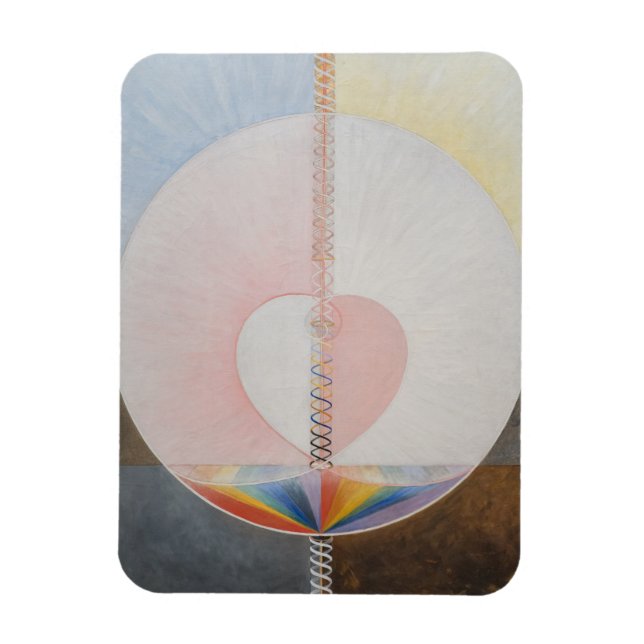 Hilma Af Klint, The Dove No.25, Abstrakt Art Magnet (Vertikal)