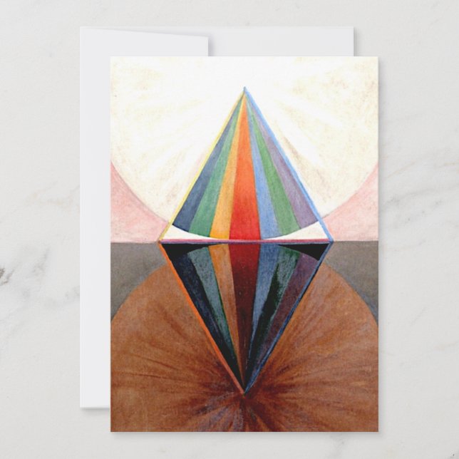 Hilma Af Klint The Swan No. 12 Einladung (Vorderseite)