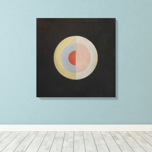Hilma Af Klint, The Swan No.16, Abstrakt Art Leinwanddruck (Insitu (Holzboden))
