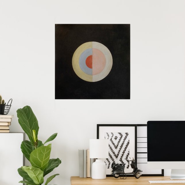 Hilma Af Klint, The Swan No.16, Abstrakt Art Poster (Heimbüro)