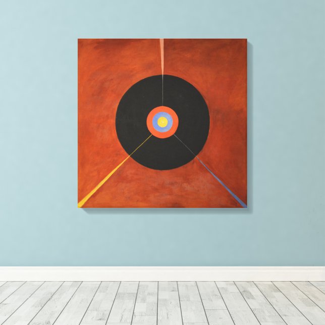 Hilma Af Klint, The Swan No.18, Abstrakt Art Leinwanddruck (Insitu (Holzboden))