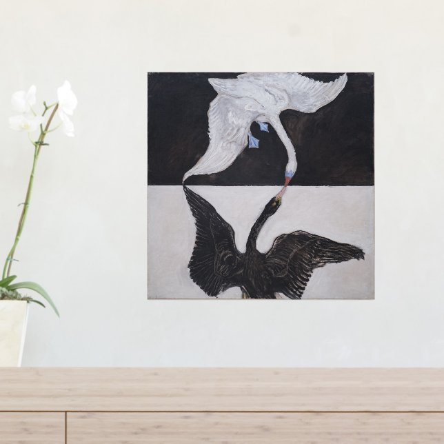 Hilma Af Klint, The Swan No.1, Abstrakt Art Foliendrucke (In Situ (Eingangstisch))