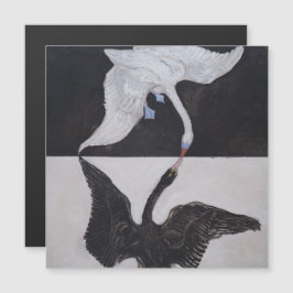 Hilma Af Klint, The Swan No.1, Abstrakt Art Magneteinladung