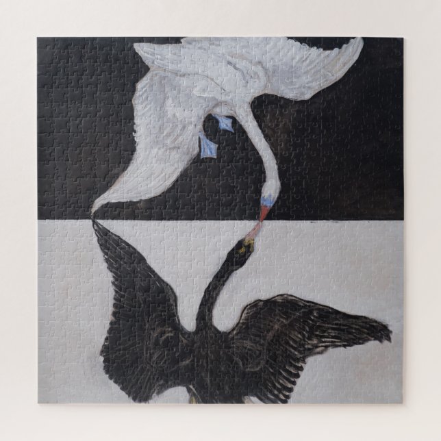 Hilma Af Klint, The Swan No.1, Abstrakt Art Puzzle (Vertikal)