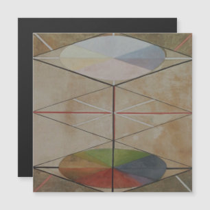 Hilma Af Klint, The Swan No.23, Abstrakt Art Magneteinladung