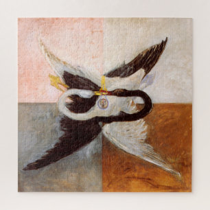 Hilma Af Klint, The Swan No.24, Abstrakt Art Puzzle