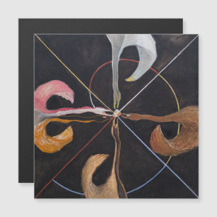 Hilma Af Klint, The Swan No.7, Abstrakt Art Magneteinladung