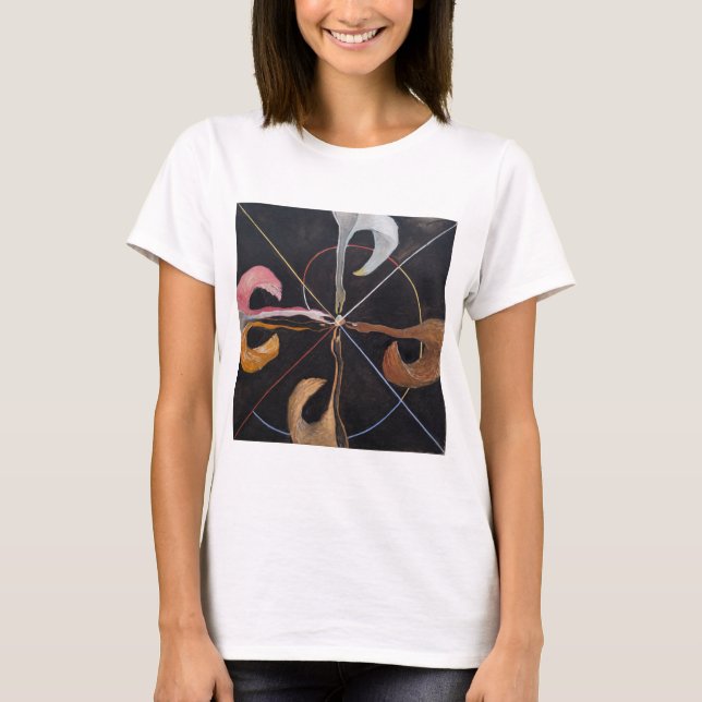 Hilma Af Klint, The Swan No.7, Abstrakt Art T-Shirt (Vorderseite)