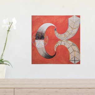 Hilma Af Klint, The Swan No.9, Abstrakt Art Foliendrucke