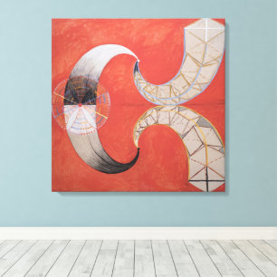 Hilma Af Klint, The Swan No.9, Abstrakt Art Leinwanddruck