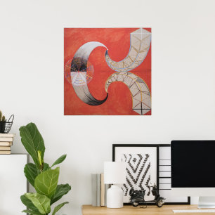 Hilma Af Klint, The Swan No.9, Abstrakt Art Poster