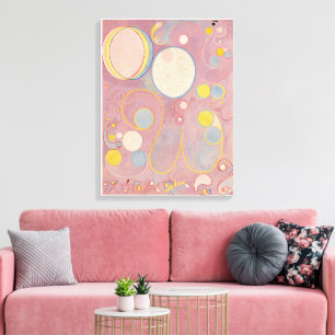 Hilma Af Klint, The Ten Größe No8, Abstrakt Art Leinwanddruck