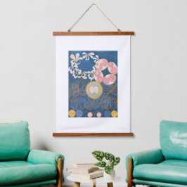 Hilma Af Klint, The Ten Größte No1, Abstrakt Art Wandteppich Mit Holzrahmen