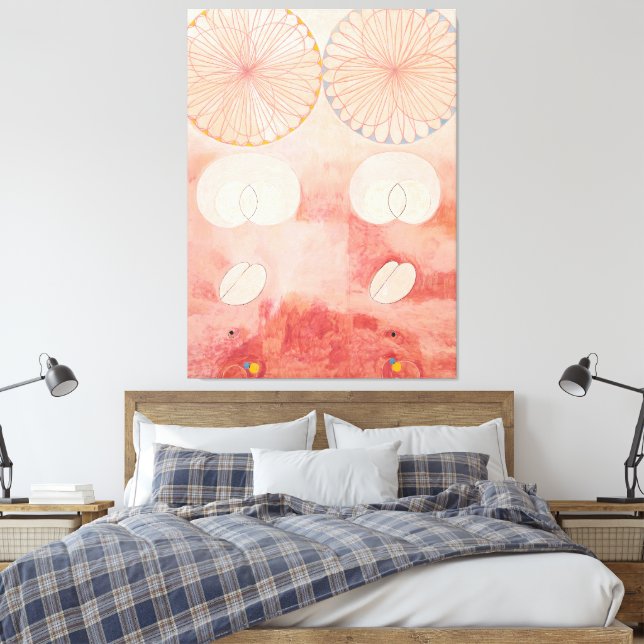 Hilma af Klint - The Ten Largest, No. 8, Adulthood Leinwanddruck (Insitu (Schlafzimmer))