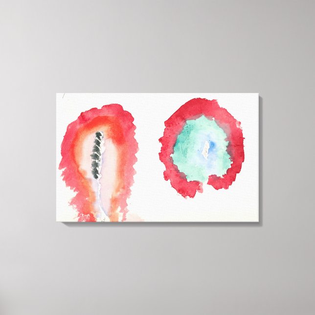 Hilma af Klint - WHEAT AND WORMWOOD 1922 Leinwanddruck (Vorderseite)