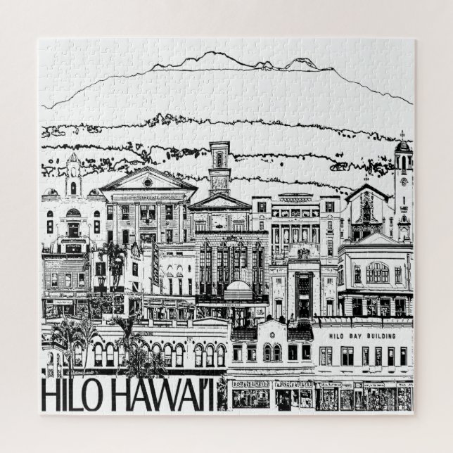 Hilo Hawaii-Puzzle Puzzle (Vertikal)