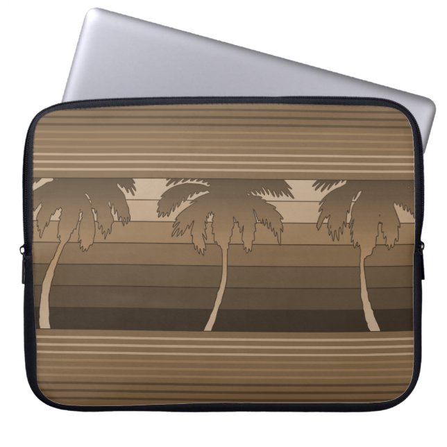 Hilo Hawaiian Palms Neoprene Wetsuit Laptopschutzhülle (Vorderseite)