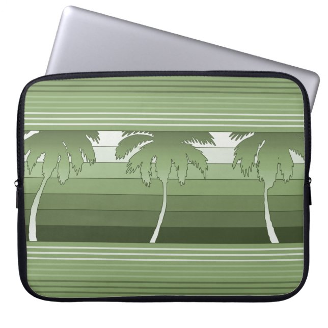 Hilo Hawaiian Palms Neoprene Wetsuit Laptopschutzhülle (Vorderseite)