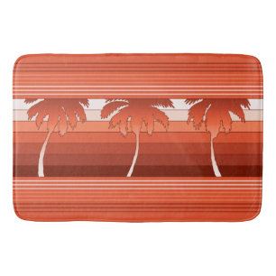 Hilo Hawaiian Palms Striped Badematte