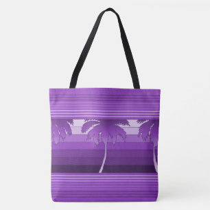 Hilo hawaiische Palmen-gestreifte Strand-Tasche