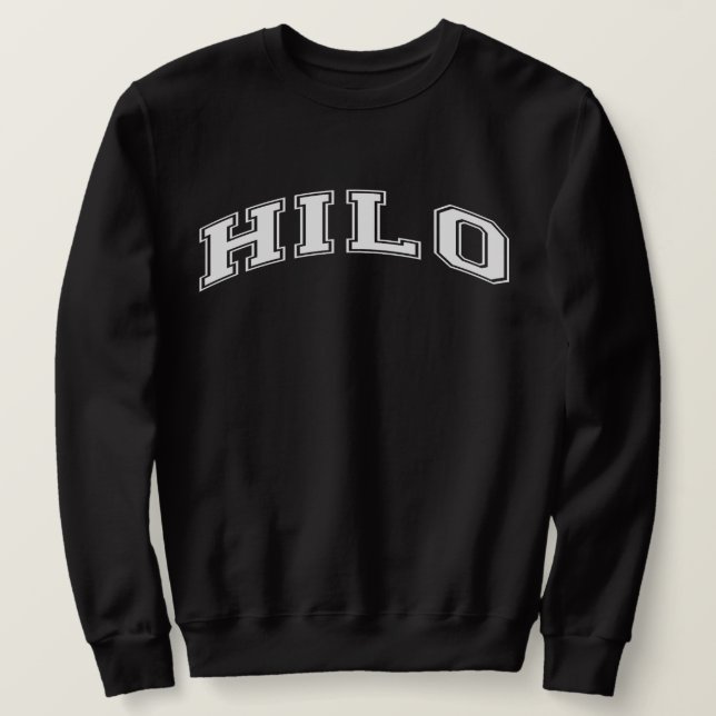 HILO University Style Sweater America Uni Sweatshirt (Design vorne)