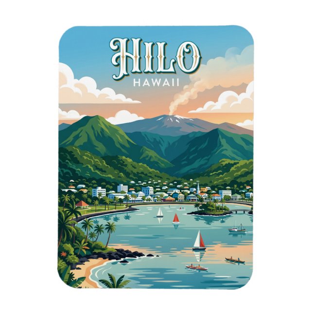Hilo USA Magnet (Vertikal)