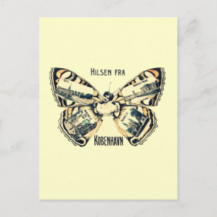 Hilsen Fra Kobenhavn - Grüße aus Kopenhagen Postkarte