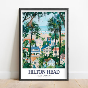 Hilton Head Druck-Hilton Head Poster-Coligny Plaza Poster