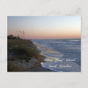 Hilton Head Island Beach Postcard Postkarte