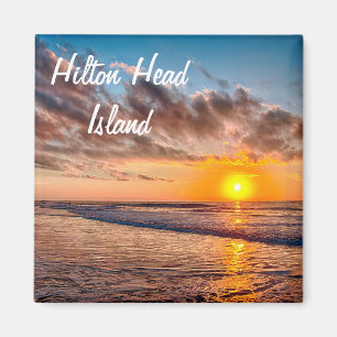 Hilton Head Island Beach Sunrise Magnet