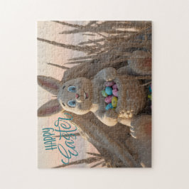Hilton Head Island Easter Bunny Sand Sculpture Puzzle