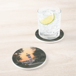 Hilton Head Island Harbour Town Lighthouse Getränkeuntersetzer