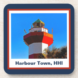 Hilton Head Island Harbour Town Lighthouse Getränkeuntersetzer