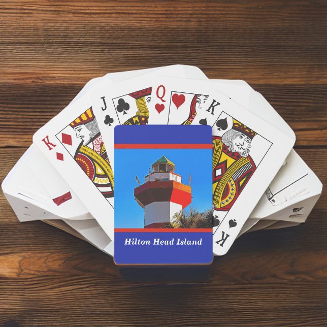 Hilton Head Island Harbour Town Lighthouse Playing Spielkarten (Von Creator hochgeladen)