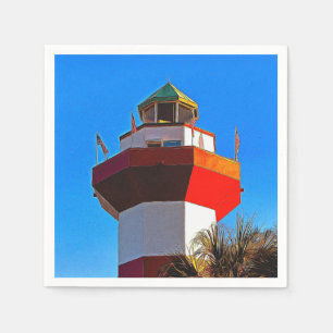 Hilton Head Island Harbour Town Lighthouse Serviette