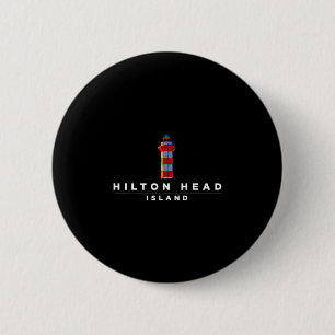 Hilton Head Island Leuchtturm Sc Urlaubs-Souvenir Button